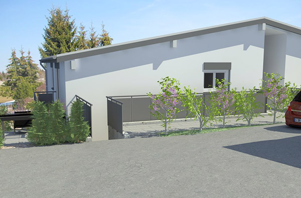 Conception et réalisation d’un immeuble à 4 appartements (Les Bois) 2013