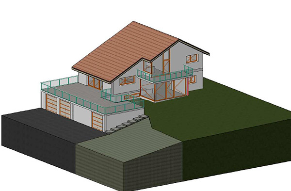Agrandissement d’une villa pour espace wellness et habitation (Les Bois) 2015